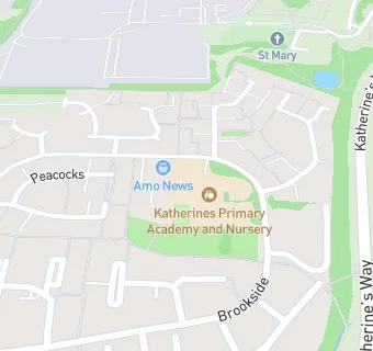 map for Katherines Primary School