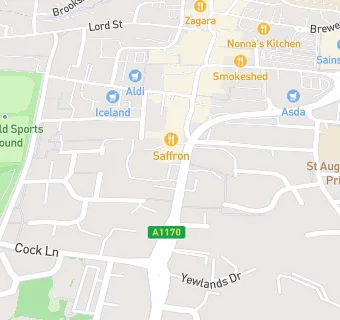 map for Saffron Restaurant