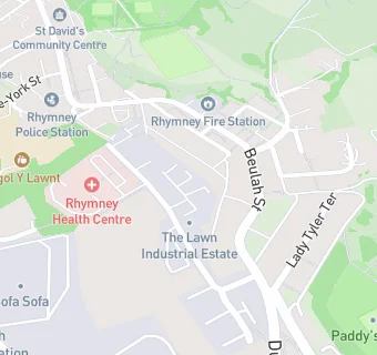 map for Rhymney Integrated Health And Social Care Centre