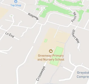 map for Greenway Primary and Nursery School