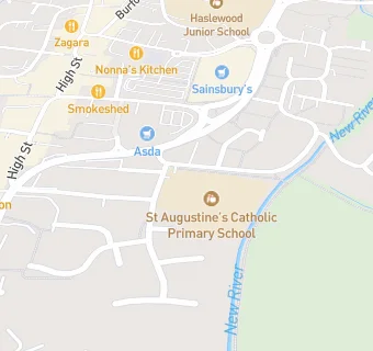 map for St Augustine's Catholic Primary School