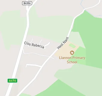 map for Cylch Meithrin Llannon