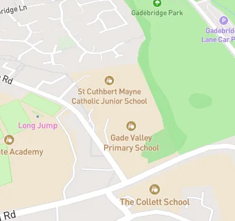 map for Gade Valley Primary School