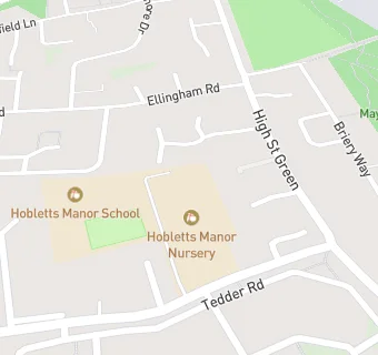 map for Hobletts Manor Infants' School