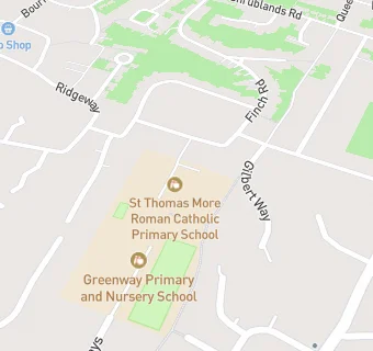 map for St Thomas More Roman Catholic Voluntary Aided Primary School