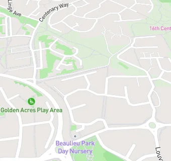 map for Beaulieu Park Day Nursery