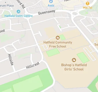 map for Hatfield Community Free School