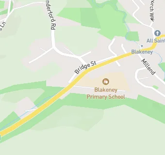 map for Blakeney Primary School