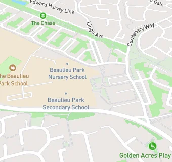 map for The Beaulieu Park School