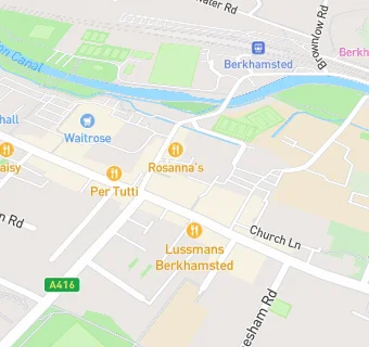 map for Berkhamsted Town Hall