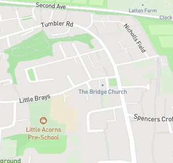 map for Little Acorns Pre-School