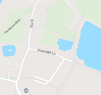 map for The Old Vicarage Residential Home