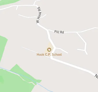 map for Hook C.P. School