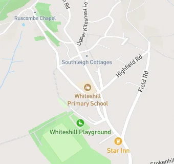 map for Whiteshill Primary School