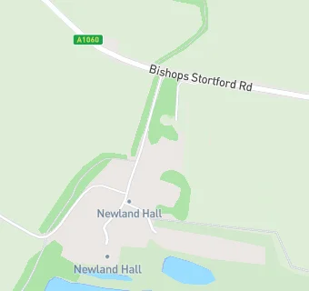 map for Newland Hall