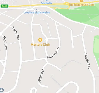 map for The Martyr's Fish Bar