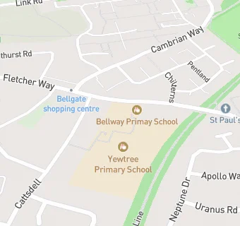 map for Bellgate Primary School