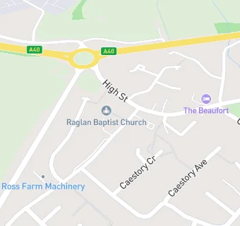 map for Raglan Baptist Church Community Lunch