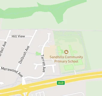 map for Sandhills Community Primary School