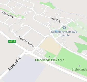 map for Ducklington Primary School