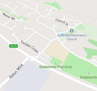 map for Ducklington Sports Club