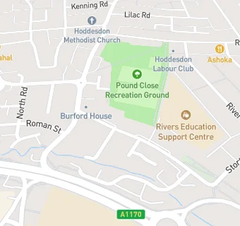 map for Rivers Education Support Centre