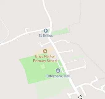 map for Brize Norton Village Pre School