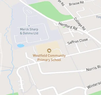 map for Westfield Community Primary School