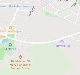 map for Haddenham St Mary's Church of England School