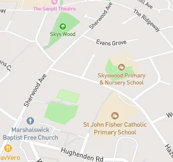 map for St John Fisher