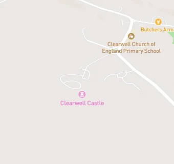 map for Clearwell Church of England Primary School