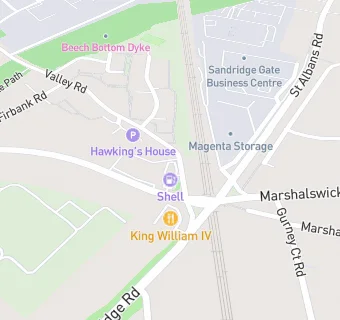 map for King William Service Station