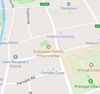 map for St Aloysius' Catholic Primary School