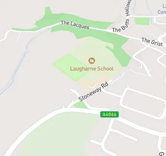 map for Laugharne Pre School Nursery