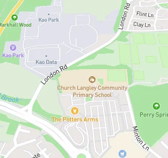 map for Church Langley Community Primary School