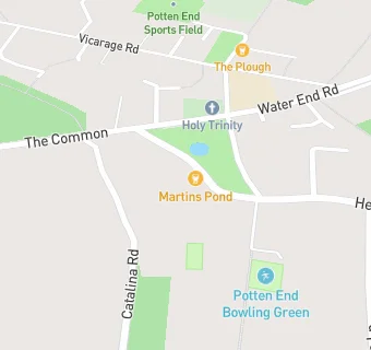 map for Martins' Pond