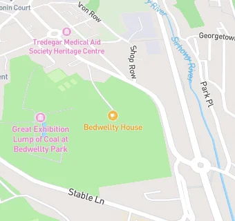 map for Bedwellty House