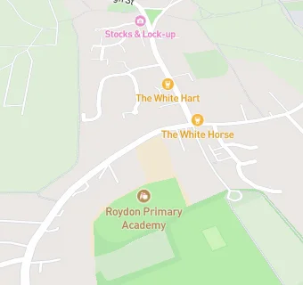 map for Roydon Primary Academy