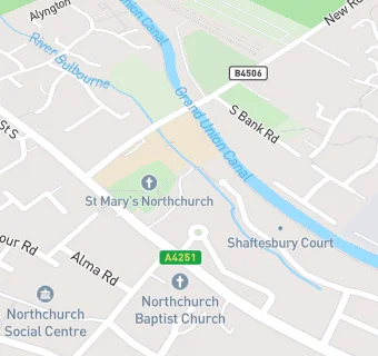 map for St Mary's Church Hall