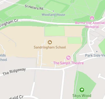 map for Sandringham School