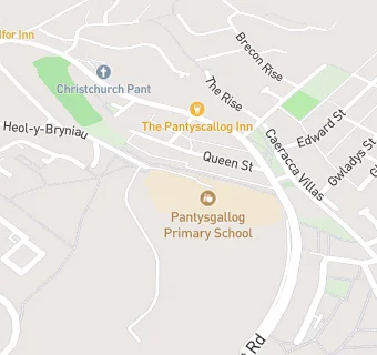 map for Pantysgallog Primary School