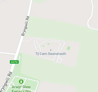 map for Ty Cwm Gwendraeth