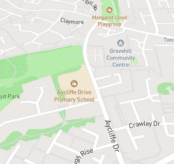 map for Aycliffe Drive Primary School