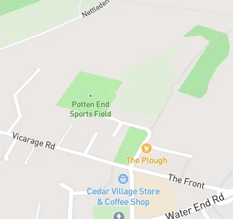 map for Potten End Cricket Club