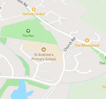 map for Hatfield Peverel St Andrew's Junior School