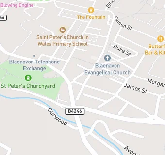 map for Blaenavon Kebab and Pizza