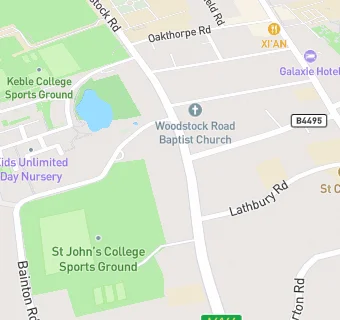 map for St John's College - Sports Pavilion