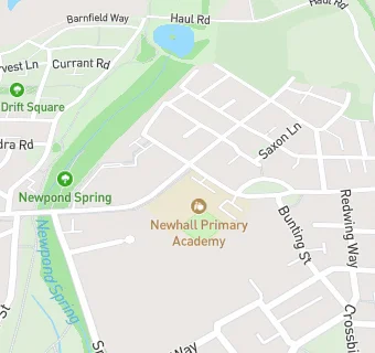 map for Newhall Primary Academy