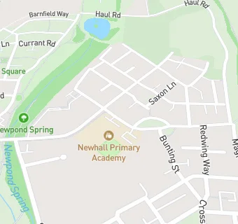 map for Ashlyns Organics Ltd At Newhall Primary Academy