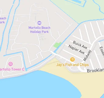 map for Martello Holiday Park